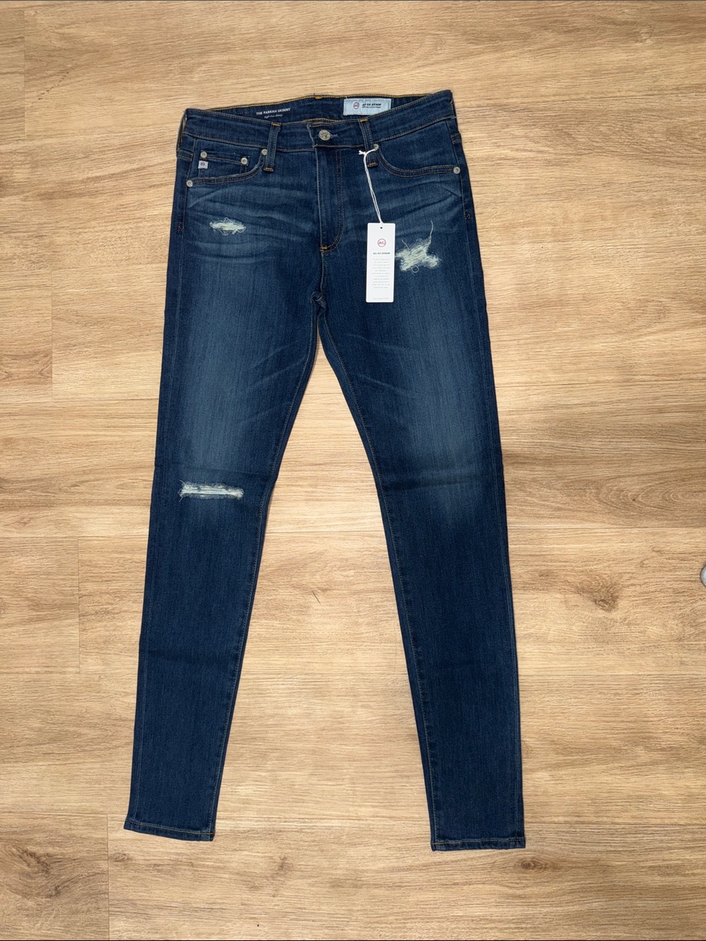 AG Adriano Goldschmied The Farrah Skinny high rise skinny jeans